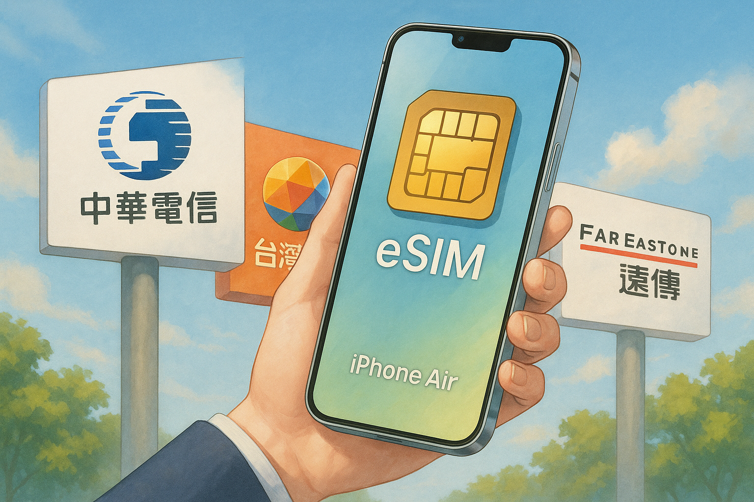iPhone Air全新eSIM設計揭曉：台灣三大電信免費政策詳解