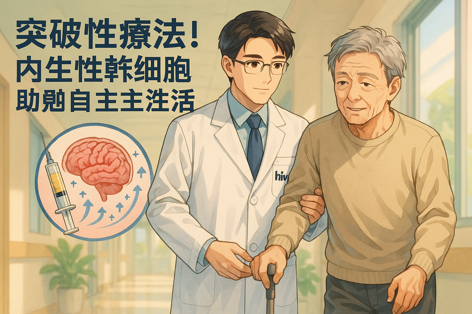 突破性療法！內生性幹細胞助腦中風患者重拾自主生活