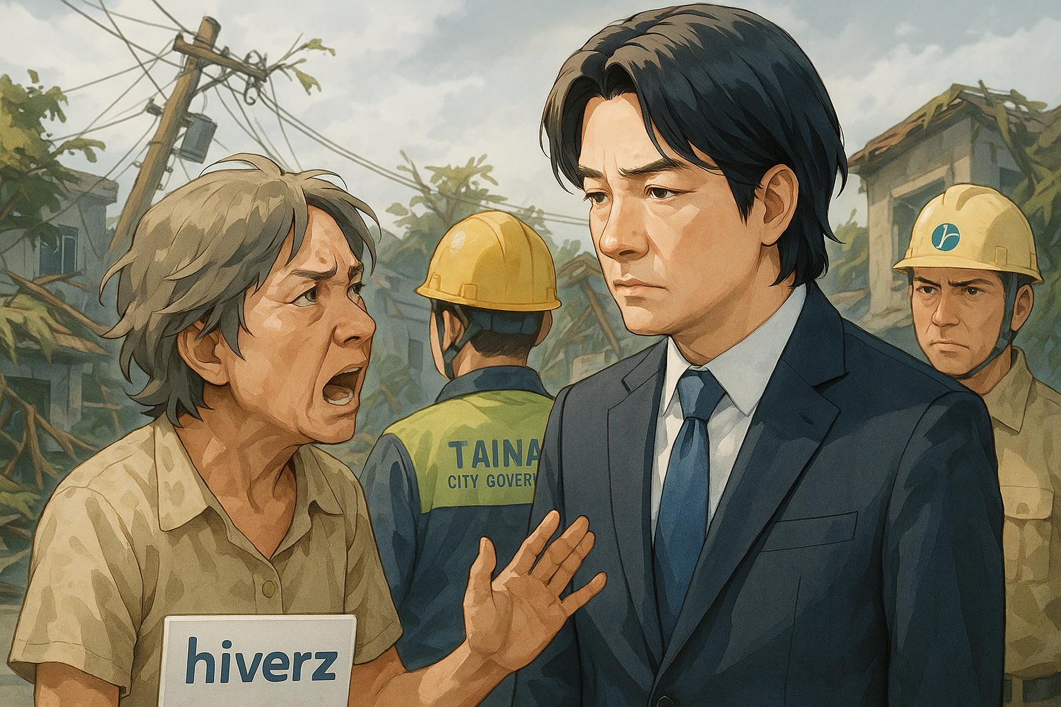 受災戶斥賴清德勘災作秀 台南遭颱風重創情況堪憂