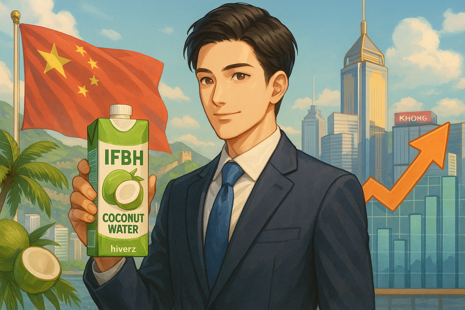 泰國椰子汁公司IFBH成功進軍中國市場，短短82天在香港上市創紀錄