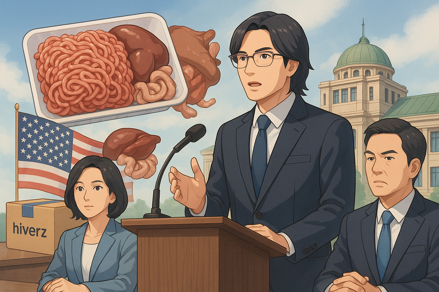 台灣將開放美國牛絞肉及內臟進口，政院承諾簽署後詳報