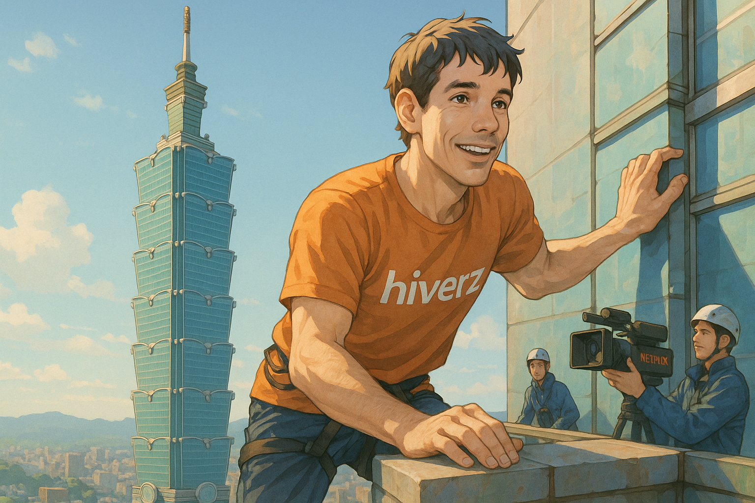 艾力克斯·霍諾德成功徒手攀登台北101，讚歎團隊的傑出合作