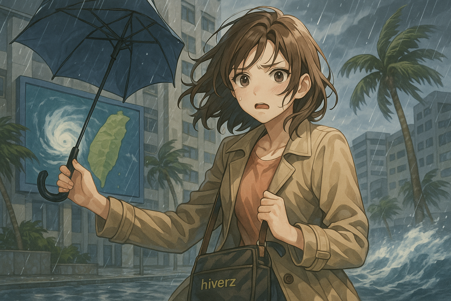 颱風丹娜絲襲台！高雄、屏東、台東面臨暴雨洗禮