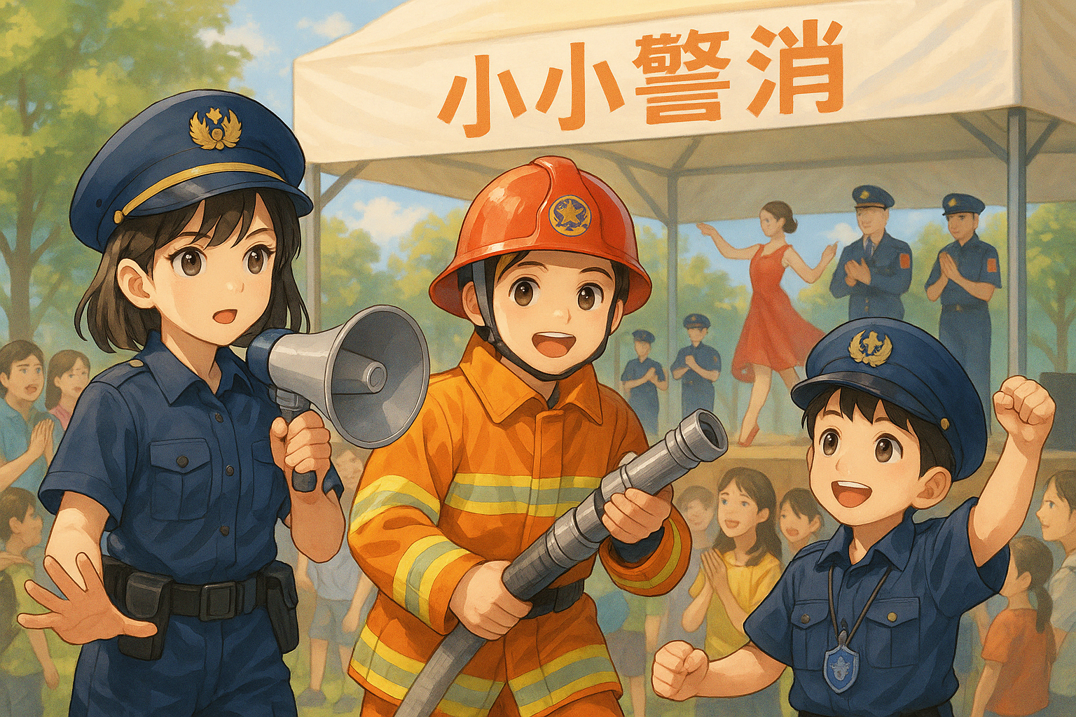 高雄「小小警消」活動熱鬧登場 培養孩子防詐意識與警消體驗