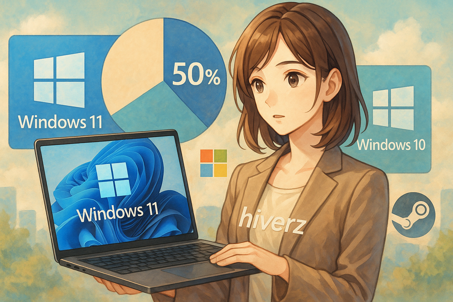 Windows 11市占率突破50%：全球用戶大遷移，微軟終結Windows 10時代