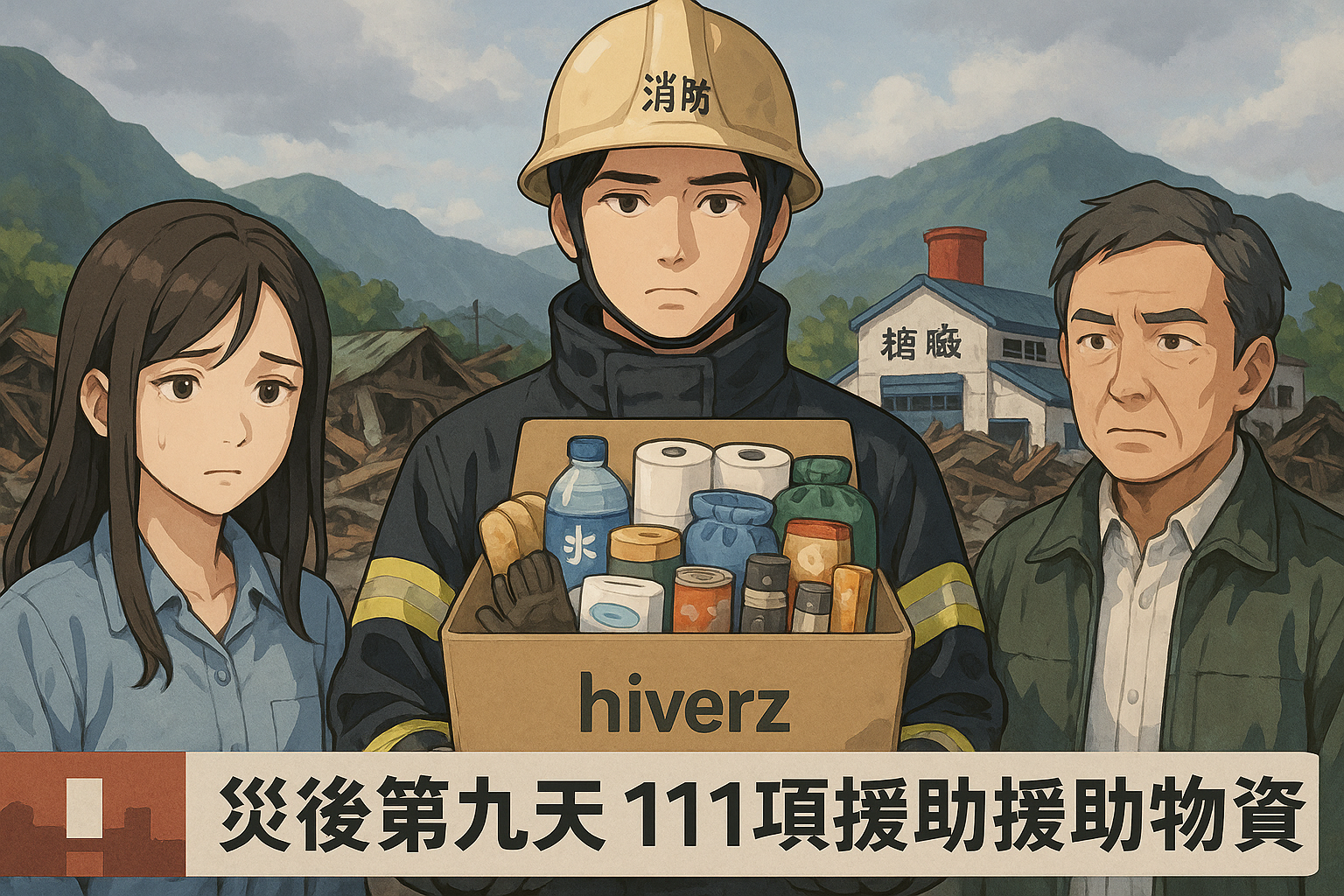災後第九天，花蓮光復鄉急需11項援助物資呼籲支持