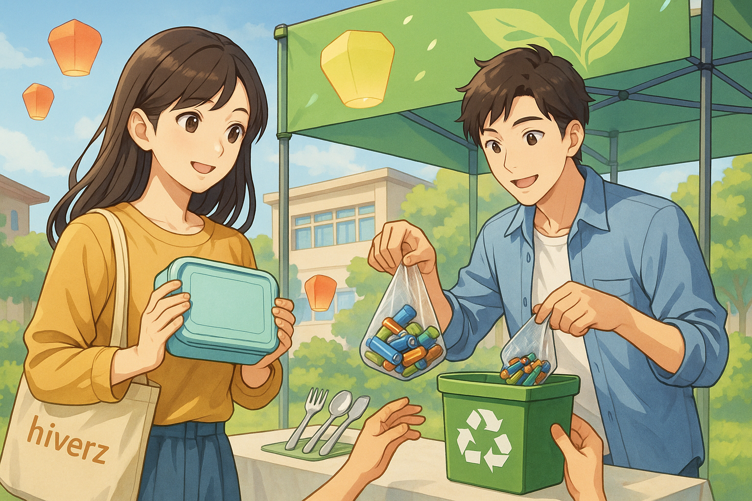 新北環保局推廣綠色生活：自備餐具和回收活動獲好禮