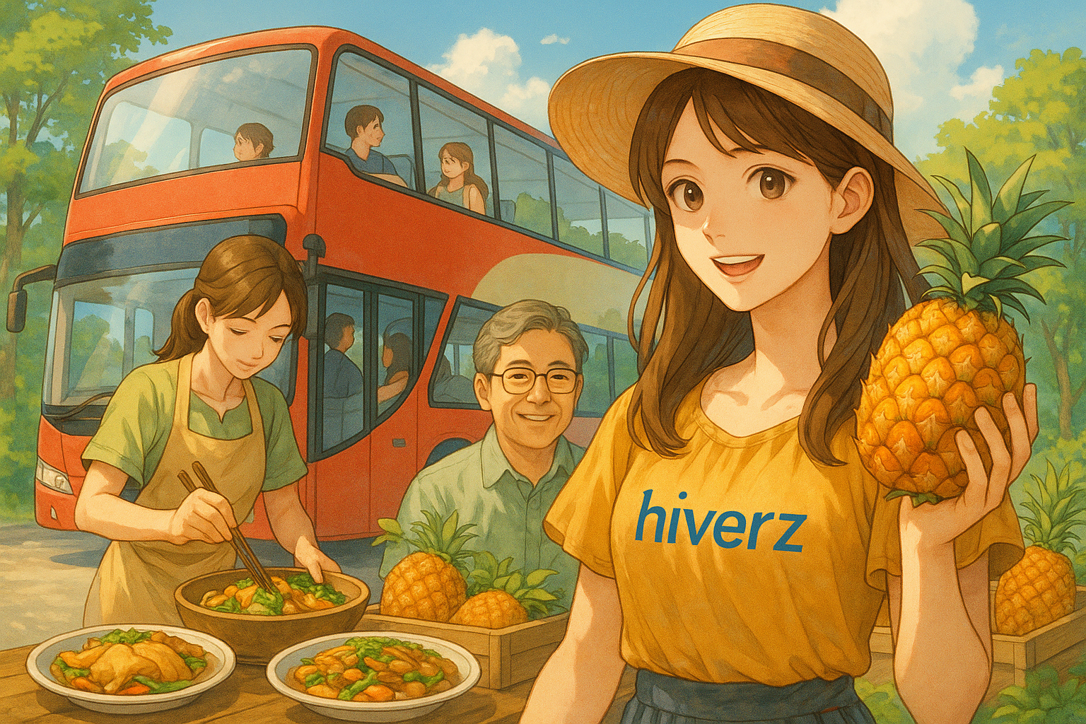 台南雙層巴士盲盒旅遊：探索夏季龍崎與關廟的美食與文化