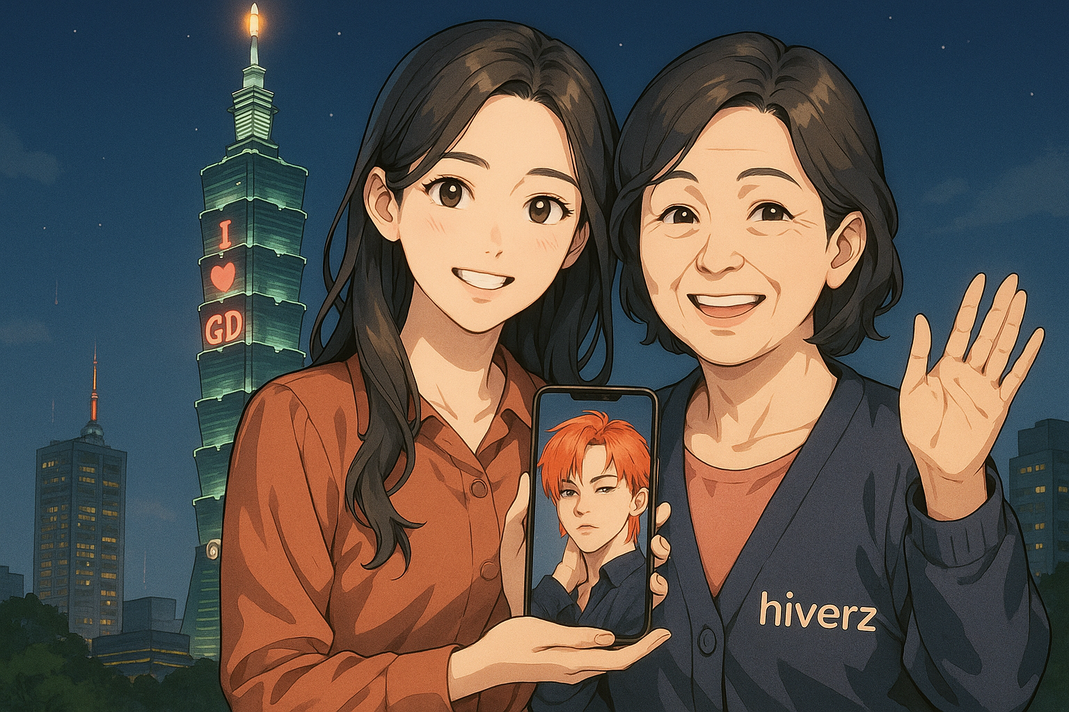 母女追星大作戰：王心恬為GD點亮台北101展現真粉絲熱情