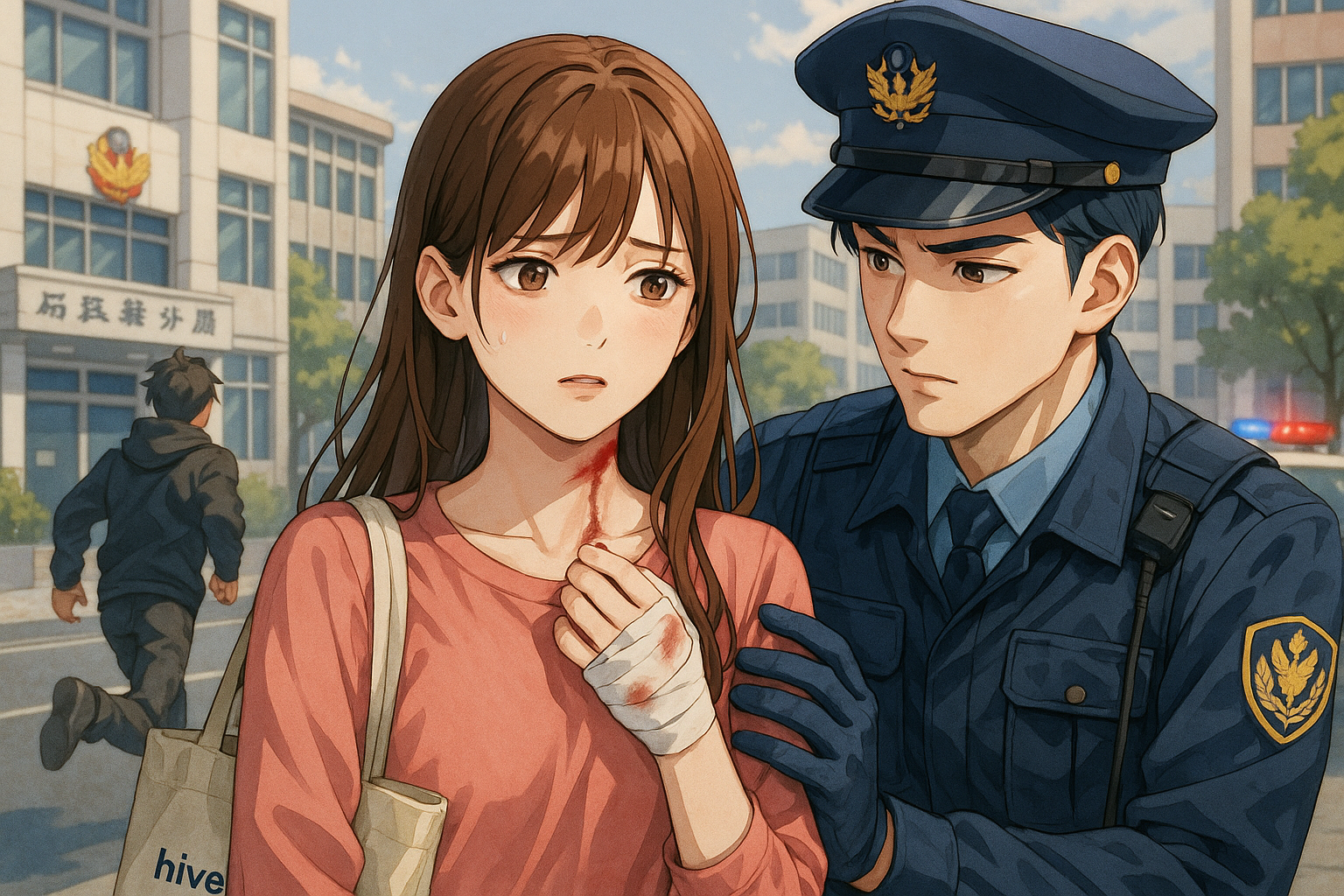 台中女子遭前男友刺傷，警方展開全力追查