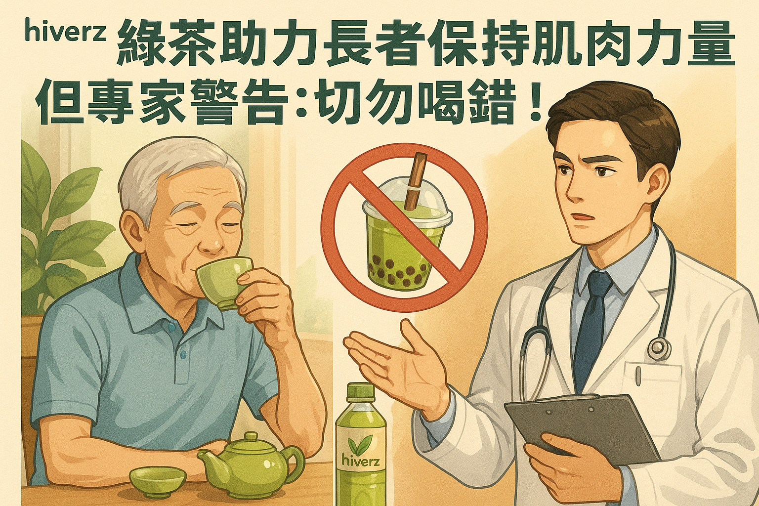 綠茶助力長者保持肌肉力量，但專家警告：切勿喝錯！