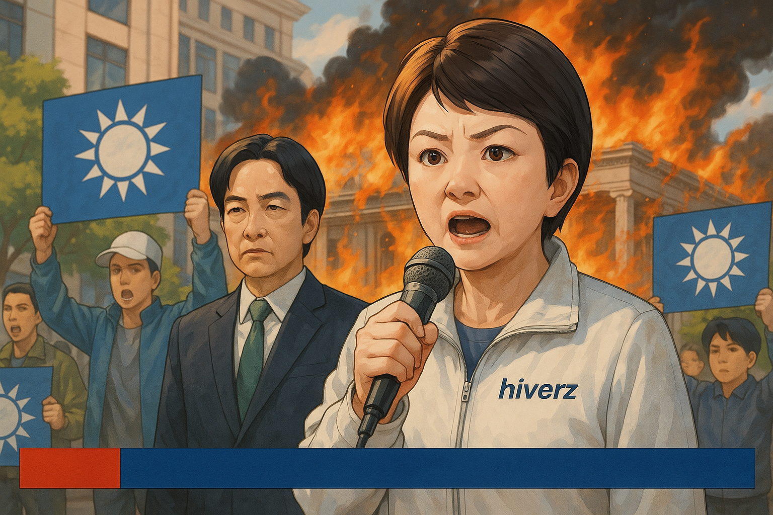 盧秀燕疾呼拒絕罷免：從未見執政黨「火燒國會」