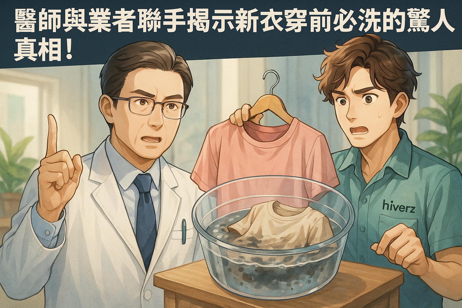 醫師與業者聯手揭示新衣穿前必洗的驚人真相！