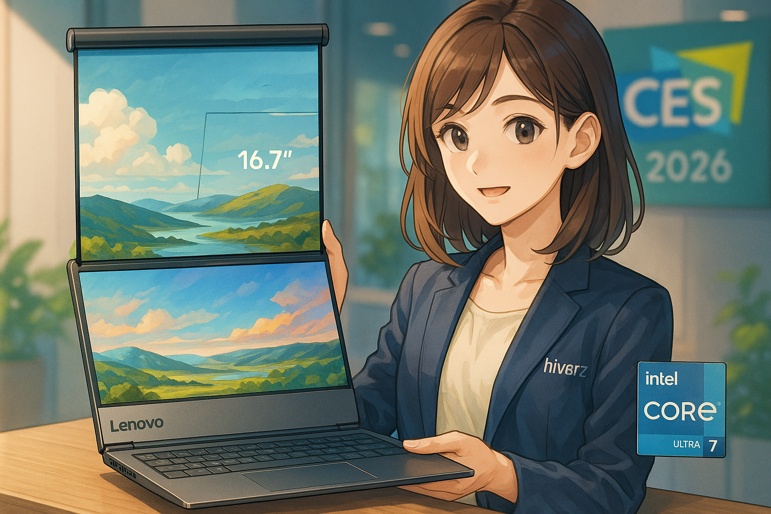 Lenovo推出全球首款捲軸式螢幕筆電ThinkBook Plus Gen 6，售價3499美元起