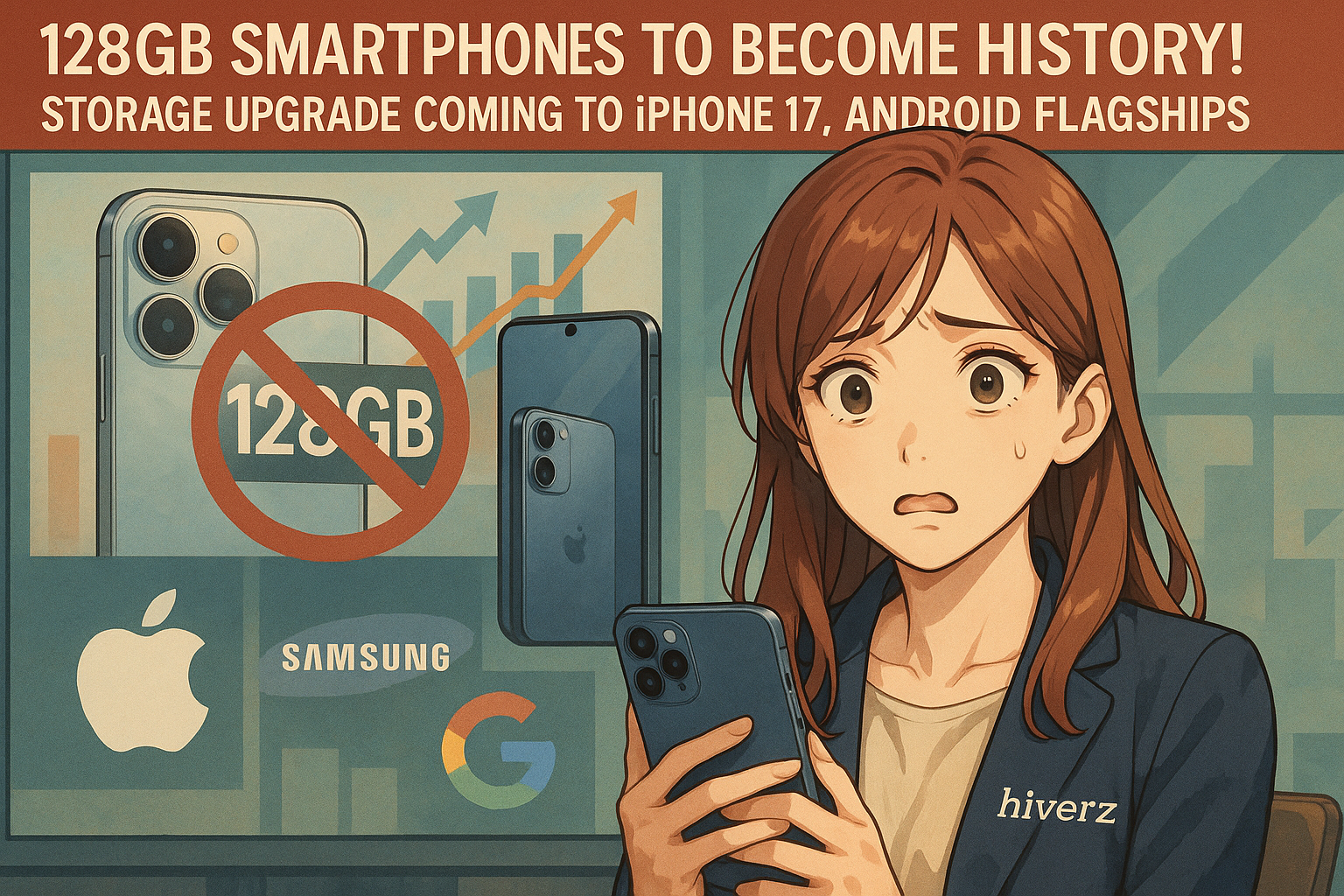 128GB手機即將成為歷史！iPhone 17及安卓旗艦全面升級儲存要求