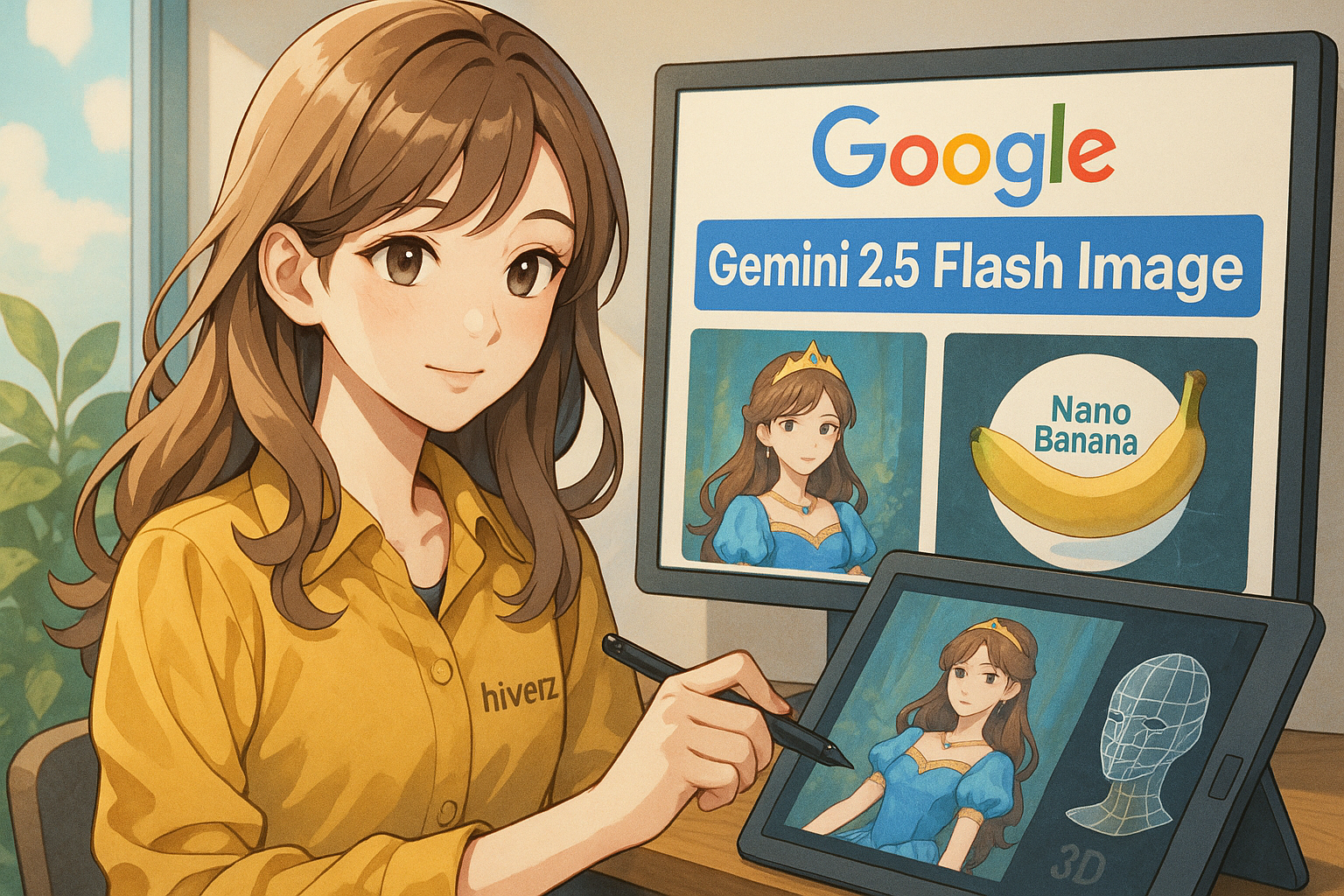 隨心所欲數位創作！Google Gemini 2.5 Flash Image 模型及其三大應用介紹
