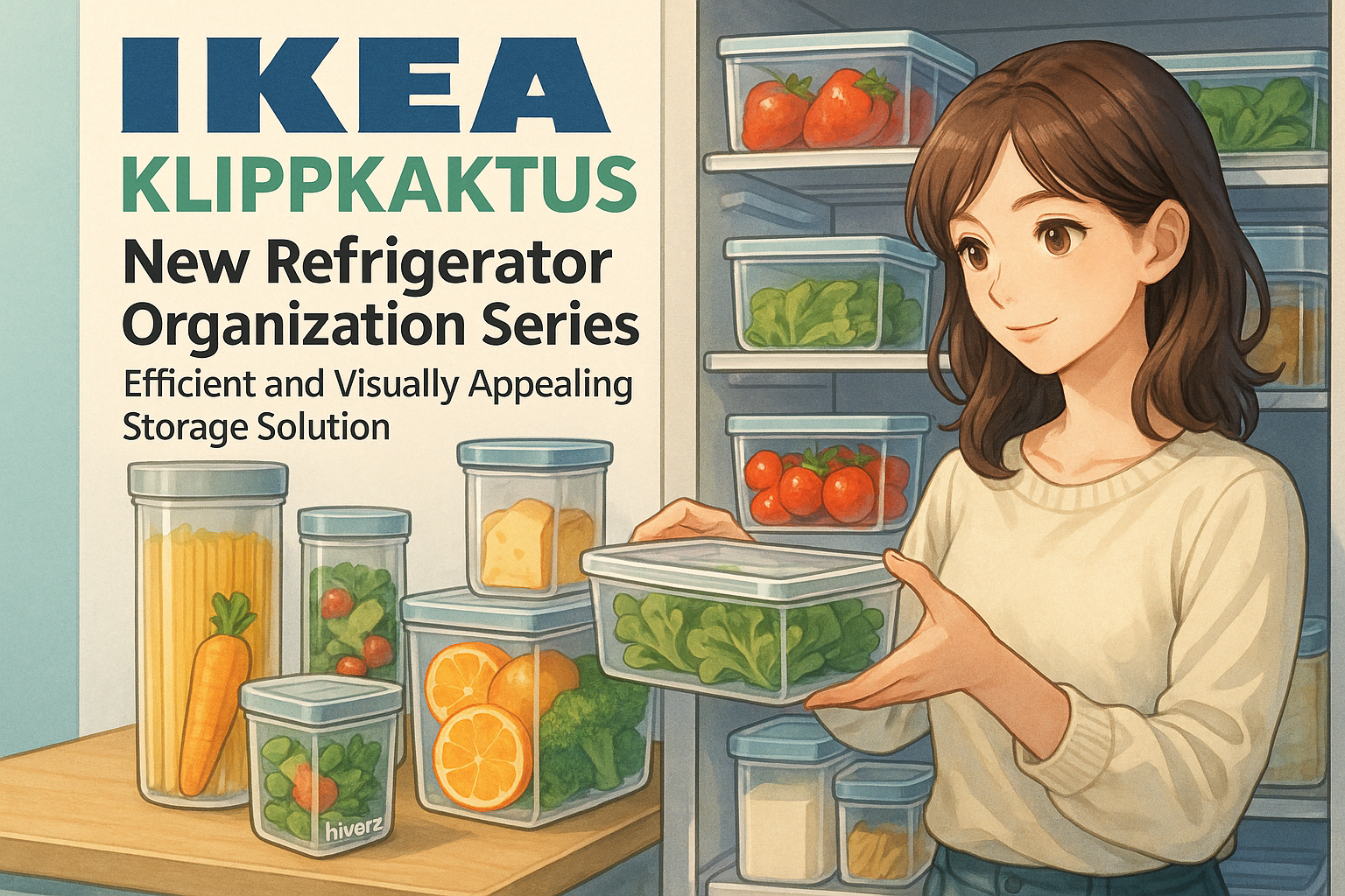 IKEA推出全新冰箱收納系列｜高效分類與兼具美觀的實用解決方案