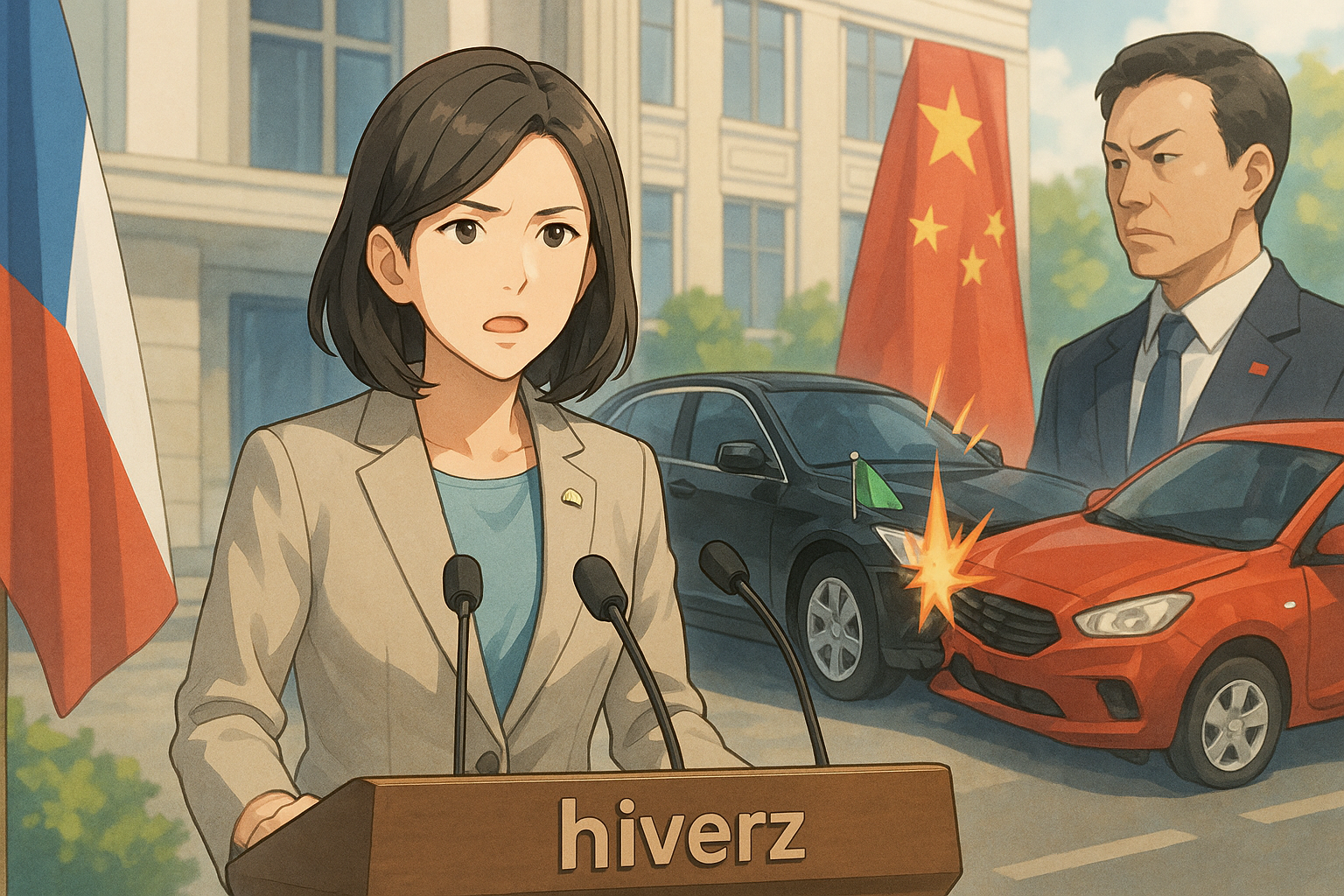 中國策劃撞擊蕭美琴座車 外交部強烈譴責並要求道歉