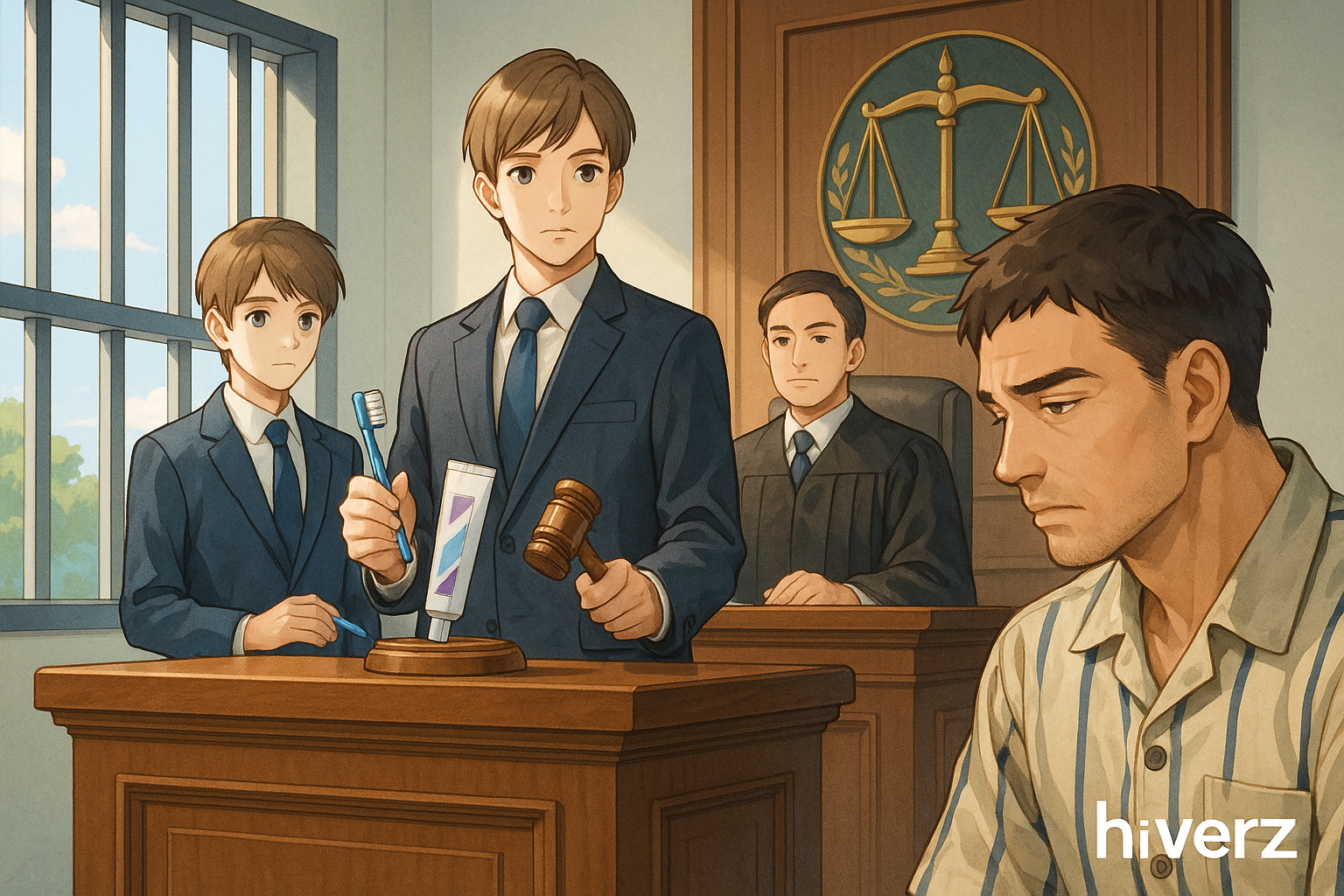 監獄收容人偷用牙膏 法院審理後宣布免刑