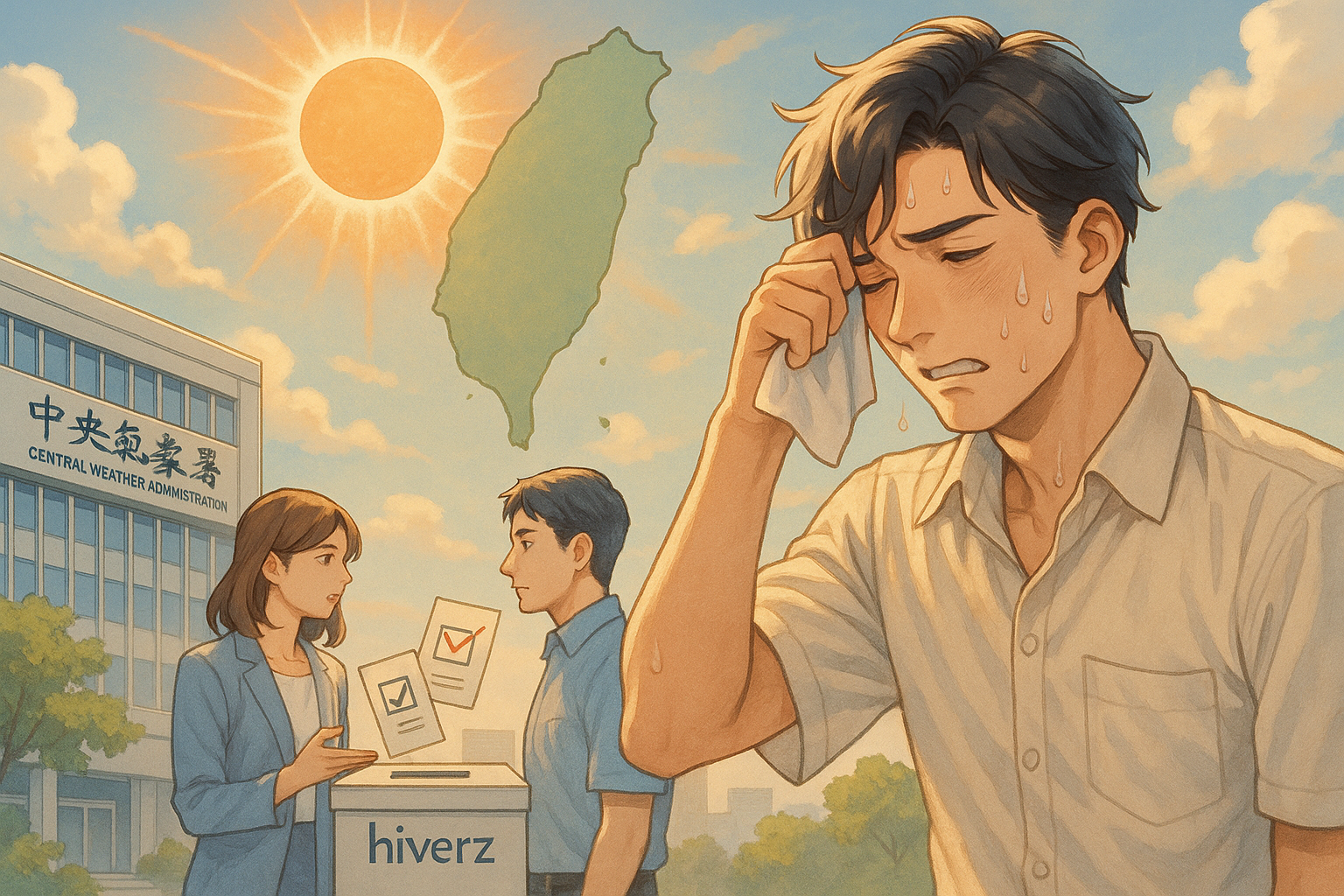 盛夏酷熱難耐，台灣是否該實施「高溫假」引發熱議