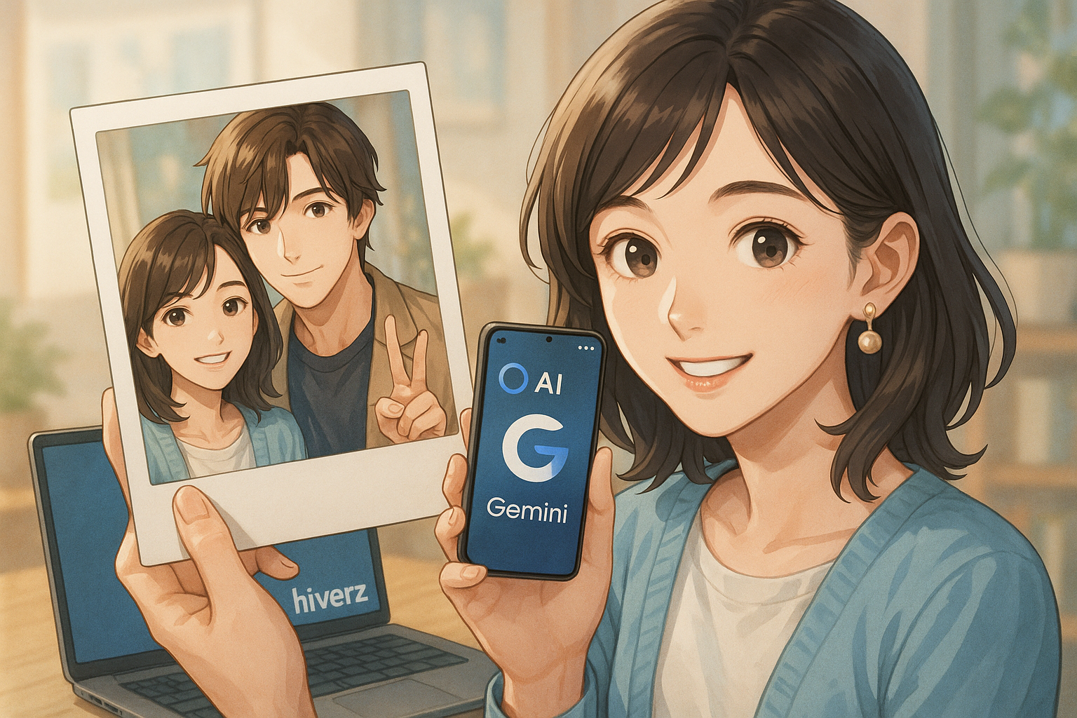AI 科技助攻，Gemini 指令讓你與偶像合照瞬間實現