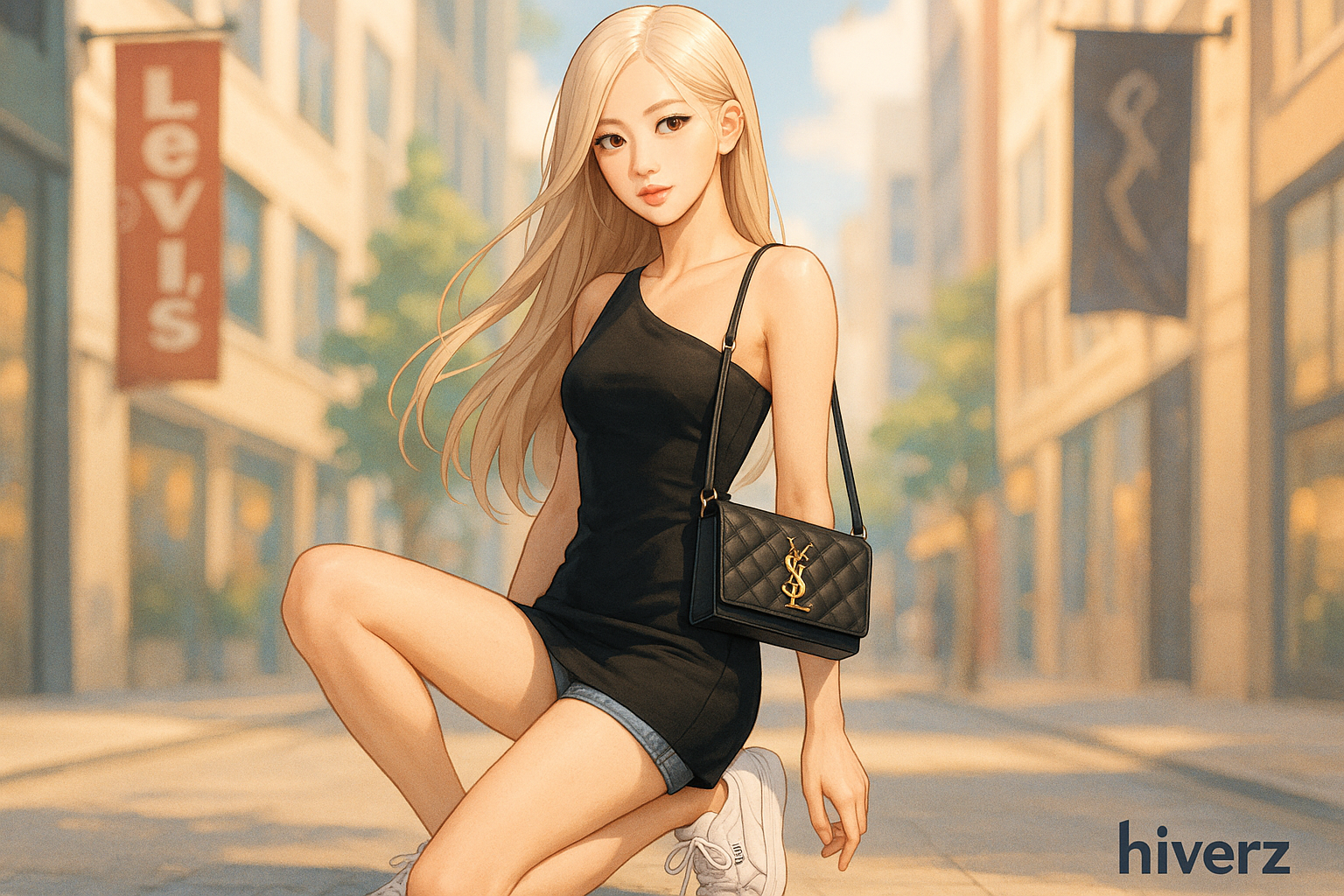 Rosé以性感造型征服時尚版面，展現白皙美腿魅力