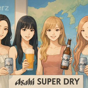 BLACKPINK全員聯手ASAHI SUPER DRY席捲亞洲市場！