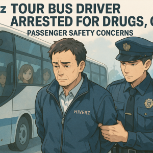 遊覽車司機涉吸毒與持槍，被捕引發乘客安全擔憂
