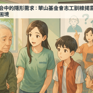 高齡社會中的隱形需求：華山基金會志工訓練揭露長照邊緣戶困境