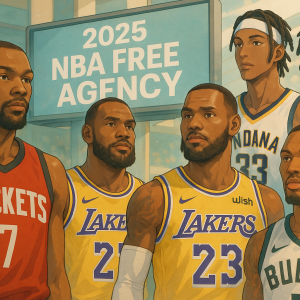 NBA 2025年自由市場狂潮：杜蘭特轉戰火箭，詹姆斯續留湖人，球星大換血