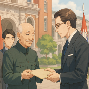 1954年西班牙新大使單佐律向蔣中正呈遞國書 外交禮儀彰顯國際關係