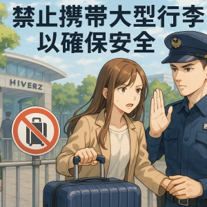 台中跨年晚會加強安檢 禁止攜帶大型行李以確保安全