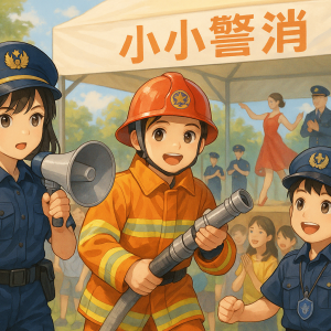 高雄「小小警消」活動熱鬧登場 培養孩子防詐意識與警消體驗