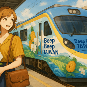 獲獎的『Beep Beep』列車重返台灣，推動東北部旅遊