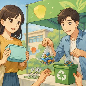 新北環保局推廣綠色生活：自備餐具和回收活動獲好禮