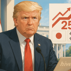 川普延長關稅寬限期至8月1日，對日韓開徵25%新稅率