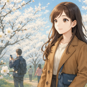 芬園梅花盛開如雪境，冬季賞梅熱潮攀升
