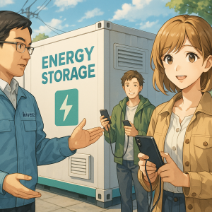 應急響應：溪北地區設置儲能櫃支援停電期間的充電需求
