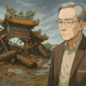 颱風丹娜絲摧毀南鯤鯓代天府牌樓，民俗專家警告：作惡者小心神明警示