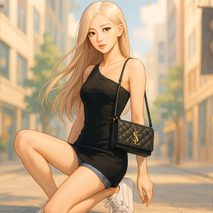 Rosé以性感造型征服時尚版面，展現白皙美腿魅力